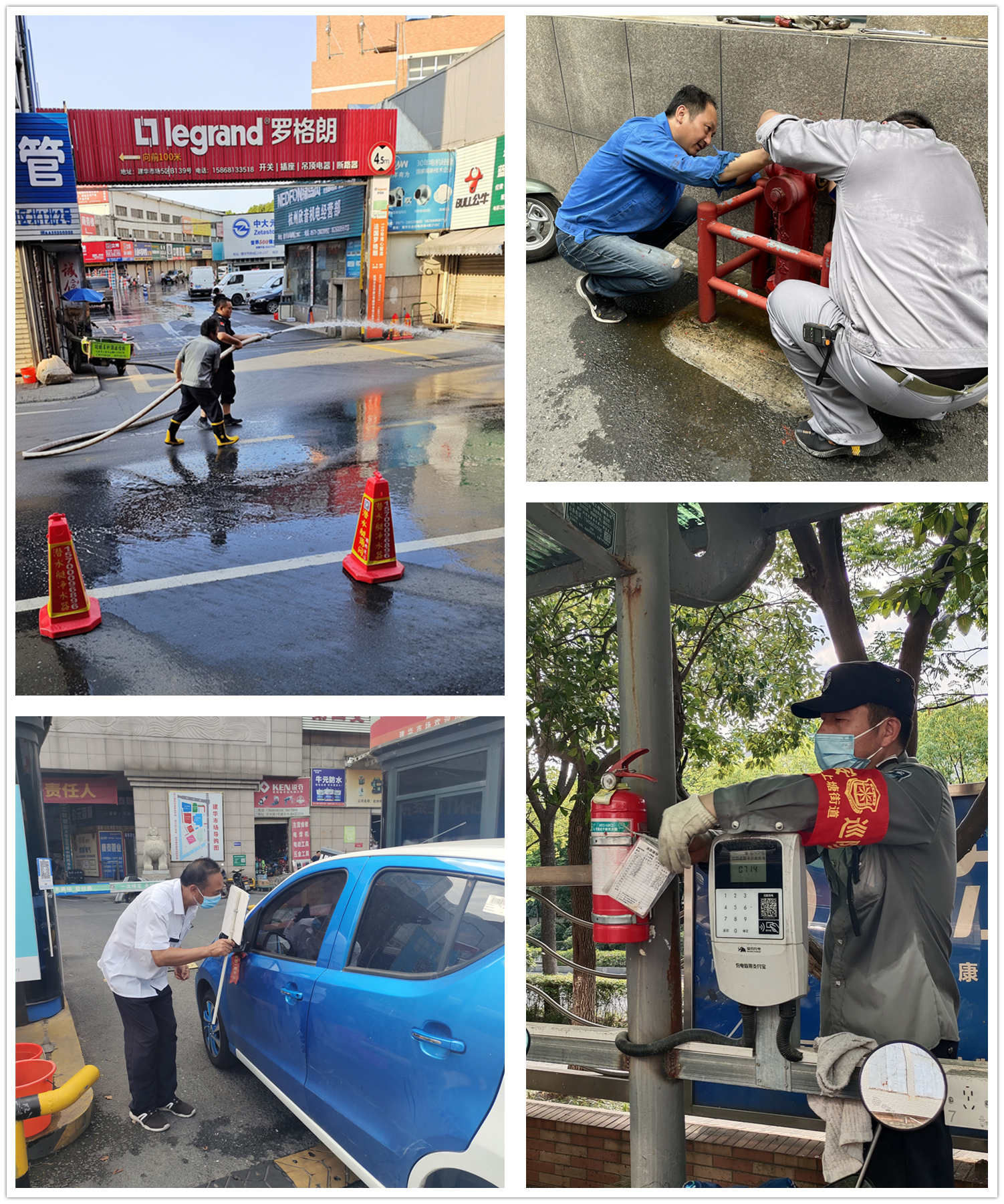 不服“暑”！建華市場勇戰高溫！